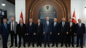 TBMM Başkanı Kurtulmuş, Trabzon Valiliğini ziyaret etti