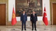 TBMM Başkanı Şentop, Kırgız Cumhuriyeti Cumhurbaşkanı Caparov ile bir araya geldi
