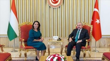 TBMM Başkanı Şentop, Macaristan Cumhurbaşkanı Novak ile görüştü