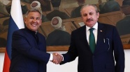 TBMM Başkanı Şentop, Tataristan Cumhurbaşkanı Minnihanov ile bir araya geldi