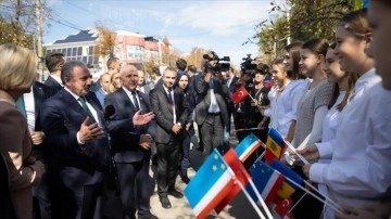 TBMM Başkanı Şentop'a Gagavuzya'da coşkulu karşılama