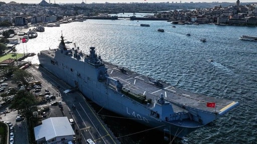 TCG Anadolu, Çanakkale'den İstanbul'a "Zafer Yolculuğu"nu tamamladı
