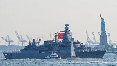 TCG Oru&ccedil;reis, ABD'nin 250. kuruluş yılı t&ouml;reni i&ccedil;in New York Limanı'na demirledi