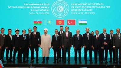 TDT &uuml;yesi &uuml;lkelerin dini kurumlarının başkanları Şuşa'da bir araya geldi