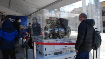 TEI'nin ürettiği milli havacılık motorları Eskişehir'de sergilenmeye devam ediyor