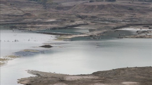 Tekirdağ'da Naip Barajı'nın doluluk oranı yağışlara rağmen artmadı