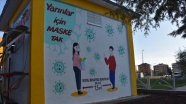 Tekirdağ'da trafo duvarlarına çizilen resimlerle 'sosyal mesaj' verilecek