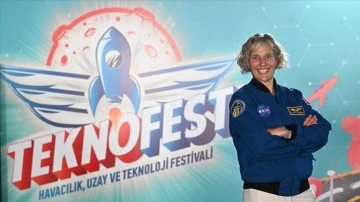 TEKNOFEST İzmir'e katılan ABD'li astronot, gençlerin uzaya ilgisinden etkilendi