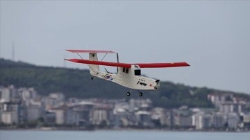 TEKNOFEST'in yapılacağı Samsun'da model uçaklarla gösteri sunuldu
