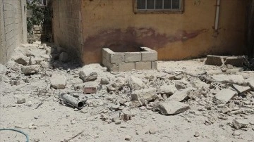 Tel Rıfat'taki PKK/YPG'nin Afrin'de bulunan briket evlere saldırısında bir sivil öldü