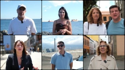 Tenerife halkı, hantavir&uuml;s vakalarının g&ouml;r&uuml;ld&uuml;ğ&uuml; geminin Ada'ya gelmesine ş&uuml;pheli yaklaşıyor