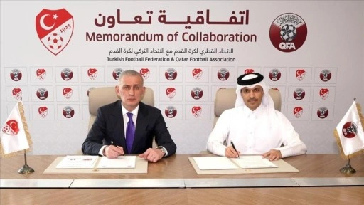 TFF, Katar Futbol Federasyonu ile iş birliği anlaşması imzaladı