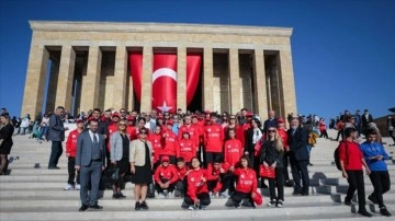 THY, 29 özel çocuk sporcuyu Ankara'da ağırladı