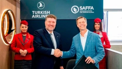 THY, s&uuml;rd&uuml;r&uuml;lebilir havacılık yakıtı gelişimini desteklemek i&ccedil;in "SAFFA Fonu"na katıldı