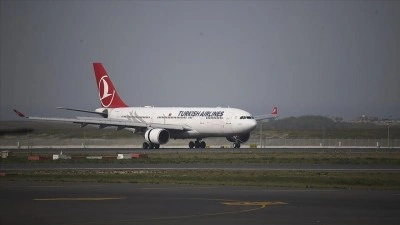 THY u&ccedil;ağındaki yolcular iniş takımlarında g&ouml;r&uuml;len duman sebebiyle tahliye edildi