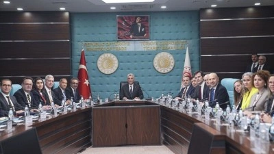 Ticaret Bakanı Bolat, ABD Ticaret Odası heyetiyle g&ouml;r&uuml;şt&uuml;