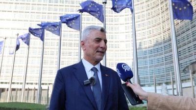 Ticaret Bakanı Bolat'ın Br&uuml;ksel temaslarında "Made in EU" g&uuml;ndemi &ouml;ne &ccedil;ıktı