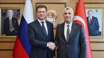 Ticaret Bakanı Bolat, Rusya Başbakan Yardımcısı Novak ile g&ouml;r&uuml;şt&uuml;