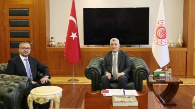 Ticaret Bakanı Bolat, TCMB Başkanı Karahan ile bir araya geldi