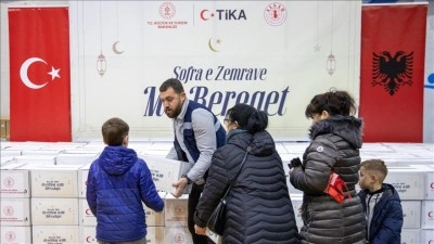 TİKA'dan Arnavutluk'ta ihtiya&ccedil; sahibi ailelere ramazan yardımı