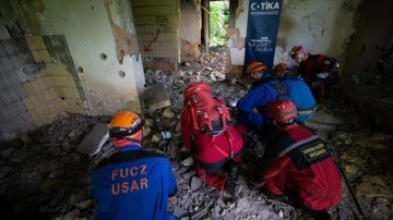 TİKA işbirliğinde Bosna Hersekli arama-kurtarma ekipleri eğitim görüyor