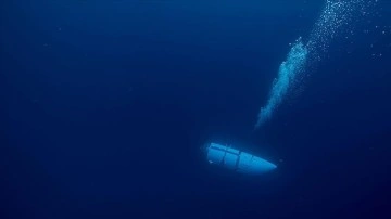 Titanik'in enkazına sefer yapan denizaltıyı arama çalışmalarında su altından sesler tespit edil