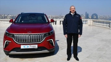 Togg T10X Azerbaycan Cumhurbaşkanı İlham Aliyev'e teslim edildi
