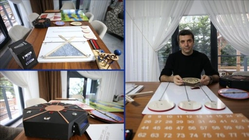 Topladığı materyallerle hayalindeki matematik müzesini kurmaya hazırlanıyor