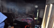 Tosya’da 10 kişinin yaşadığı evde yangın