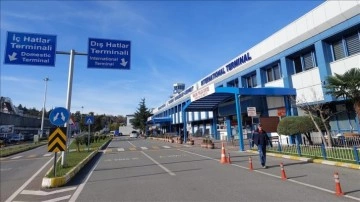 Trabzon Havalimanı'ndaki pist onarım çalışması tamamlandı