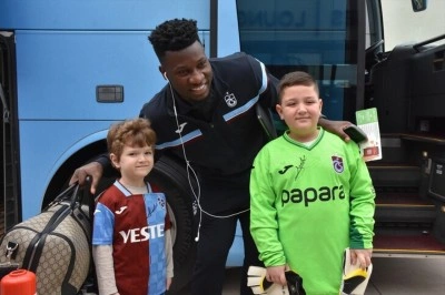 Trabzonspor, Ziraat T&uuml;rkiye Kupası finali i&ccedil;in Antalya'ya gitti
