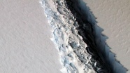 Trilyon tonluk buz dağı koptu