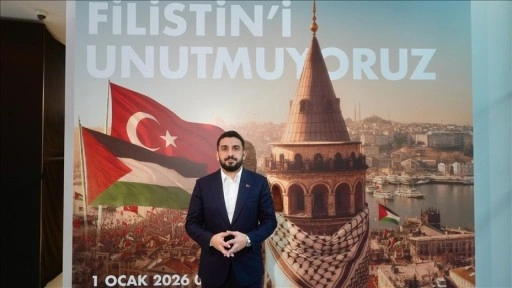 T&Uuml;GVA Başkanı Beşinci'den Galata K&ouml;pr&uuml;s&uuml;'nde d&uuml;zenlenecek Filistin y&uuml;r&uuml;y&uuml;ş&uuml;ne davet