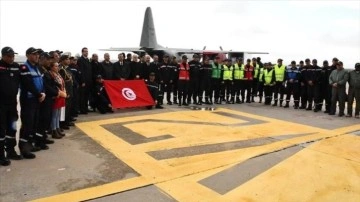 Tunus, Türkiye ile Suriye’ye insani yardım ve arama kurtarma ekibi gönderdi