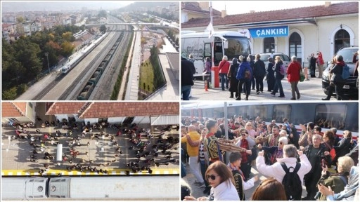 Turistik Tuz Ekspresi yaklaşık 10 bin ziyaretçiyi Çankırı'ya çekti