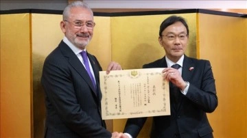 Türk iş insanı Fuat Tosyalı'ya Japonya Büyükelçiliğinden özel ödül