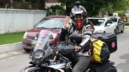 Türk kadın akademisyen motosikletiyle dünyayı keşfediyor