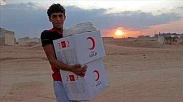 Türk Kızılay, 11 yılda Suriye'ye 65 bin tır insani yardım gönderdi