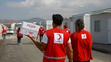Türk Kızılay, deprem bölgesinde 50 ton kurban payı dağıttı