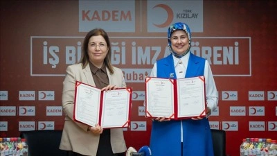 T&uuml;rk Kızılay ile KADEM işbirliği protokol&uuml; imzaladı