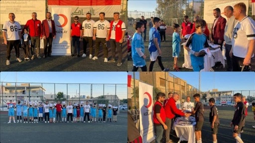 Türk Kızılay, Kerküklü gençlere spor malzemesi desteğinde bulundu