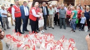 Türk Kızılayı Arnavutluk'ta kurban eti dağıttı