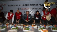 Türk Kızılayı Genel Başkanı Kınık iftarını Suriye'de yaptı