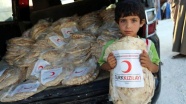 Türk Kızılayı Suriyelileri ramazanda yalnız bırakmadı