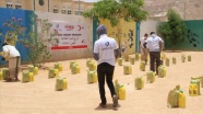 Türk Kızılayın Yemen&#039;de gıda yardımları devam ediyor