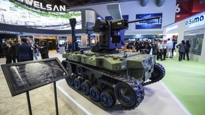 T&uuml;rk savunma sanayisinin yeni insansız kara aracı 'BARKAN 3', SAHA 2026'da vitrine &ccedil;ıktı