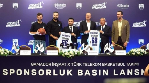 Türk Telekom Basketbol Takımı'na Gamador İnşaat resmi sponsor oldu