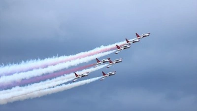 T&uuml;rk Yıldızları Kastamonu semalarında g&ouml;steri u&ccedil;uşu yaptı
