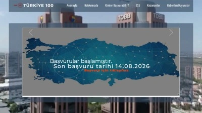 "T&uuml;rkiye 100" programı i&ccedil;in başvurular başladı