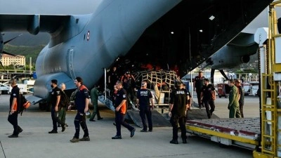 T&uuml;rkiye&rsquo;den yola &ccedil;ıkan arama kurtarma ekipleri depremden etkilenen Venezuela&rsquo;ya ulaştı